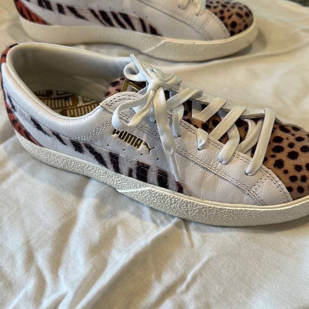 Puma animal print shoes